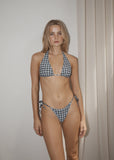 AFENDS Asher Check Bikini Bottom - Black Check