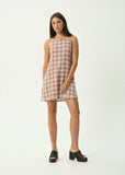 AFENDS Sammy Seersucker Mini Dress - Desert Check