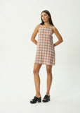AFENDS Sammy Seersucker Mini Dress - Desert Check