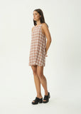 AFENDS Sammy Seersucker Mini Dress - Desert Check