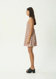 AFENDS Sammy Seersucker Mini Dress - Desert Check