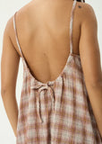 AFENDS Sammy Seersucker Mini Dress - Desert Check