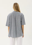 AFENDS Independent Short Sleeve Shirt - Navy Check
