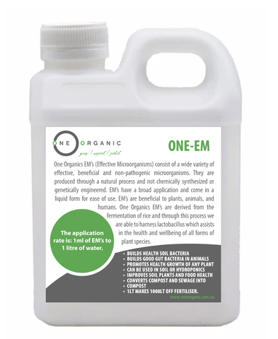 ONE ORGANIC One-EM Effective Micro organisms - 1 Litre