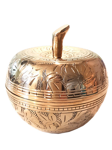 Engraved Apple Pot