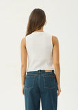 AFENDS Lana - Seersucker Top - Off White