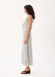 AFENDS Izzy Devon Hemp Maxi Dress - Silver Birch