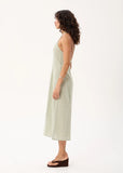 AFENDS Maya Indy Hemp Maxi Dress - Sage Check