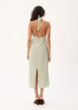 AFENDS Maya Indy Hemp Maxi Dress - Sage Check