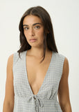 AFENDS Dahlia Sleeveless Hemp Top - Silver Birch