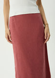 AFENDS Kali Indy - Hemp Maxi Skirt - Rose Check