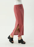 AFENDS Kali Indy - Hemp Maxi Skirt - Rose Check