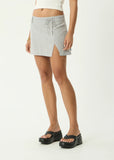AFENDS Luchi Mini Skirt - Silver Birch