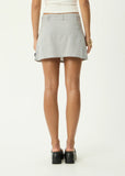 AFENDS Luchi Mini Skirt - Silver Birch