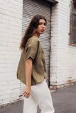 HEMP CLOTHING AUSTRALIA 100% Hemp Boxy Top