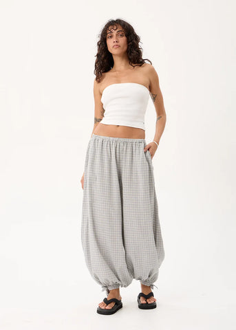 AFENDS Lyana Hemp Balloon Pant - Silver Birch