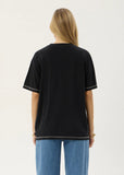 AFENDS Unchained Hemp Oversized Tee - Stone Black