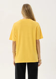 AFENDS Holly Hemp Oversized Tee - Mango