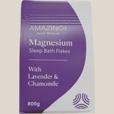 AMAZING YOU Magnesium Sleep Bath Flakes with Lavender and Chamomile 800g