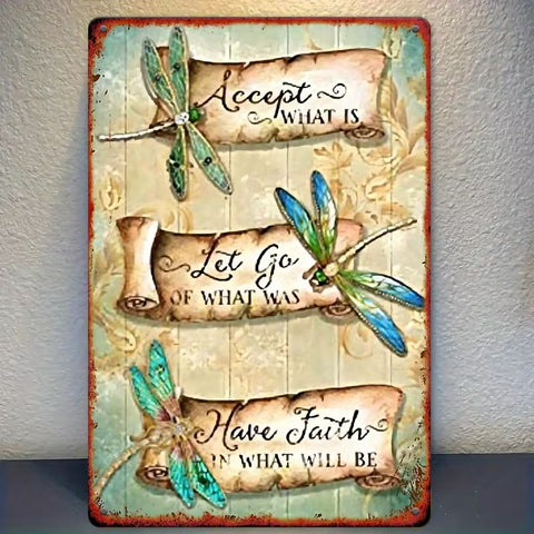 Accept What is - Let Go of What Was ... (30cm x 20cm)