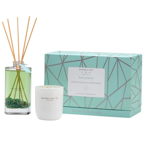 BRAMBLE BAY CO Crystal Infusions Gift Set Amazonite
