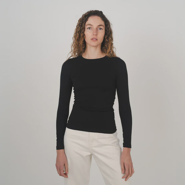 HEMP CLOTHING AUSTRALIA Stretch Long Sleeve Top