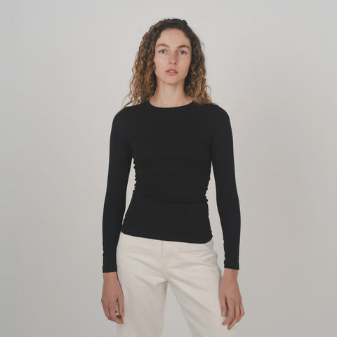 HEMP CLOTHING AUSTRALIA Stretch Long Sleeve Top