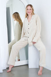 BRAINTREE Unisex Hemp Long Sleeve Pajama Set