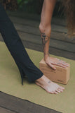 MIND BODY CONNECT Mantra Cork Yoga Block