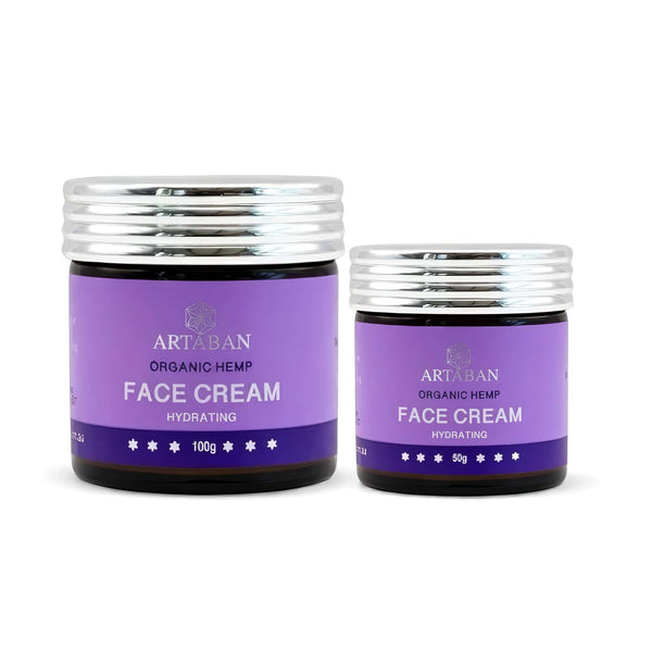 ARTABAN Organic Hemp Face Cream Hydrating 50g