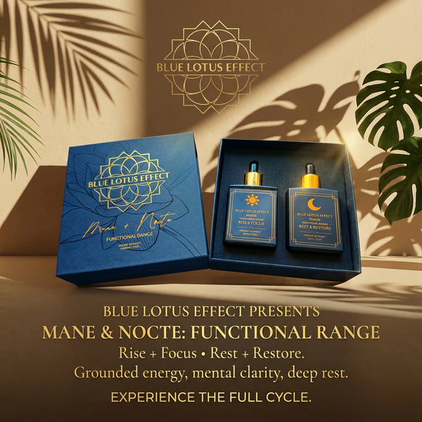 BLUE LOTUS EFFECT Mane & Nocte Functional Range set of 2