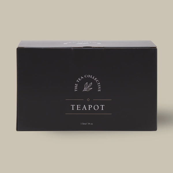 THE TEA COLLECTIVE Glass & Gold Teapot