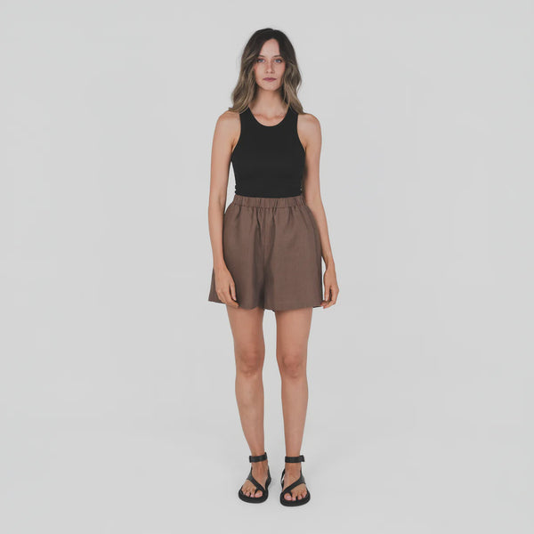 HEMP CLOTHING AUSTRALIA Pull On Shorts 100% Hemp