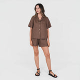 HEMP CLOTHING AUSTRALIA Pull On Shorts 100% Hemp