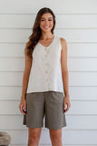 BRAINTREE Hemp Rayon Sleeveless - Natural