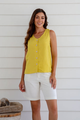 BRAINTREE Hemp Rayon Sleeveless - Lemon