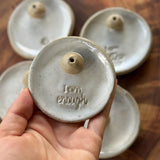 WOLF AND CLAY Ceramic Incense Holder - with affirmation