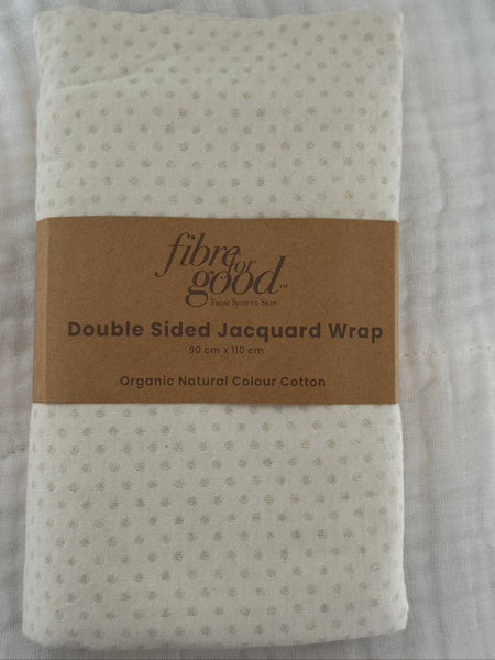 FIBRE FOR GOOD Organic Baby Blanket (Double Knit) Dotted