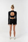 KLEANS Perfect Long Sleeve Crop Top in Hemp & Organic Cotton