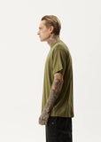 AFENDS Let It Grow Boxy T-Shirt - Military