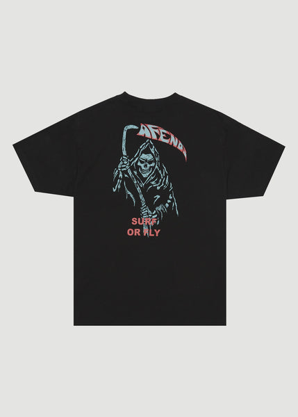 AFENDS Surf or Fly Hemp Body Fit Tee