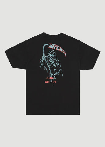 AFENDS Surf or Fly Hemp Body Fit Tee