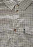AFENDS Devon Short Sleeve Hemp Shirt - Silver Birch