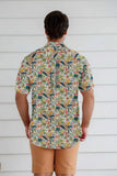 BRAINTREE Men's Hemp Floral Short Sleeve Shirt