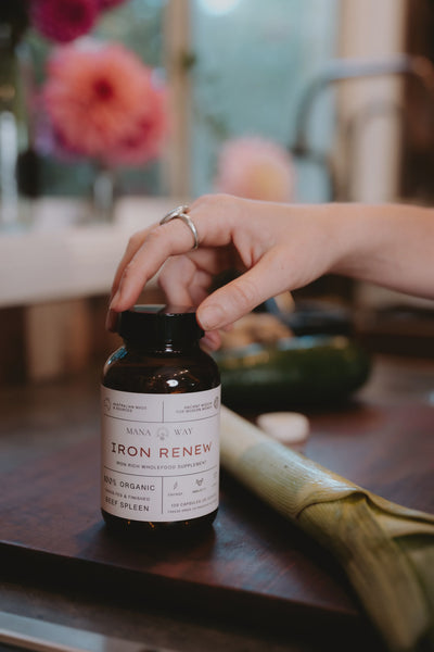 MANA WAY Iron Renew - Organic Beef Spleen Capsules