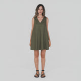 HEMP CLOTHING AUSTRALIA Mini Dress (New Style) 100% Hemp