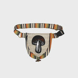LAKHAYS Rustic Hemp-Cotton Belt Bag Mushroom