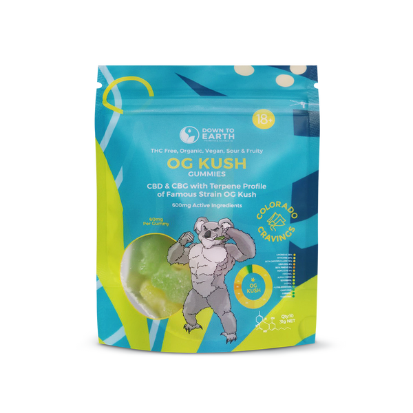 DOWN TO EARTH Gummies - OG Kush 0% THC