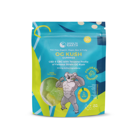 DOWN TO EARTH Gummies - OG Kush 0% THC