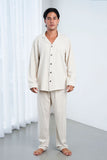 BRAINTREE Unisex Hemp Long Sleeve Pajama Set